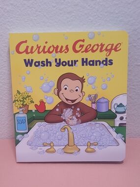 Curious George Wash Your Hands Board Book